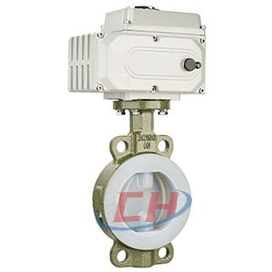 電動(dòng)襯F46對(duì)夾蝶閥圖片