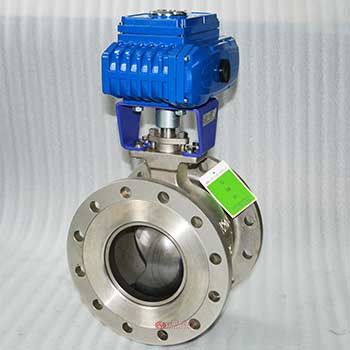 電動V型調節(jié)球閥圖片