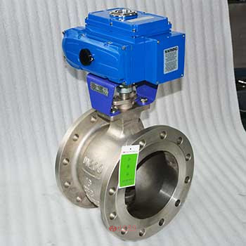 電動V型調節(jié)球閥圖片