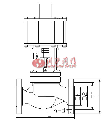 氣動快速切斷閥結(jié)構(gòu)圖