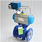 氣動襯氟V型球閥(調節(jié)型控制信號4-20mA)