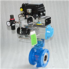 氣動V型調節(jié)球閥(帶定位器)